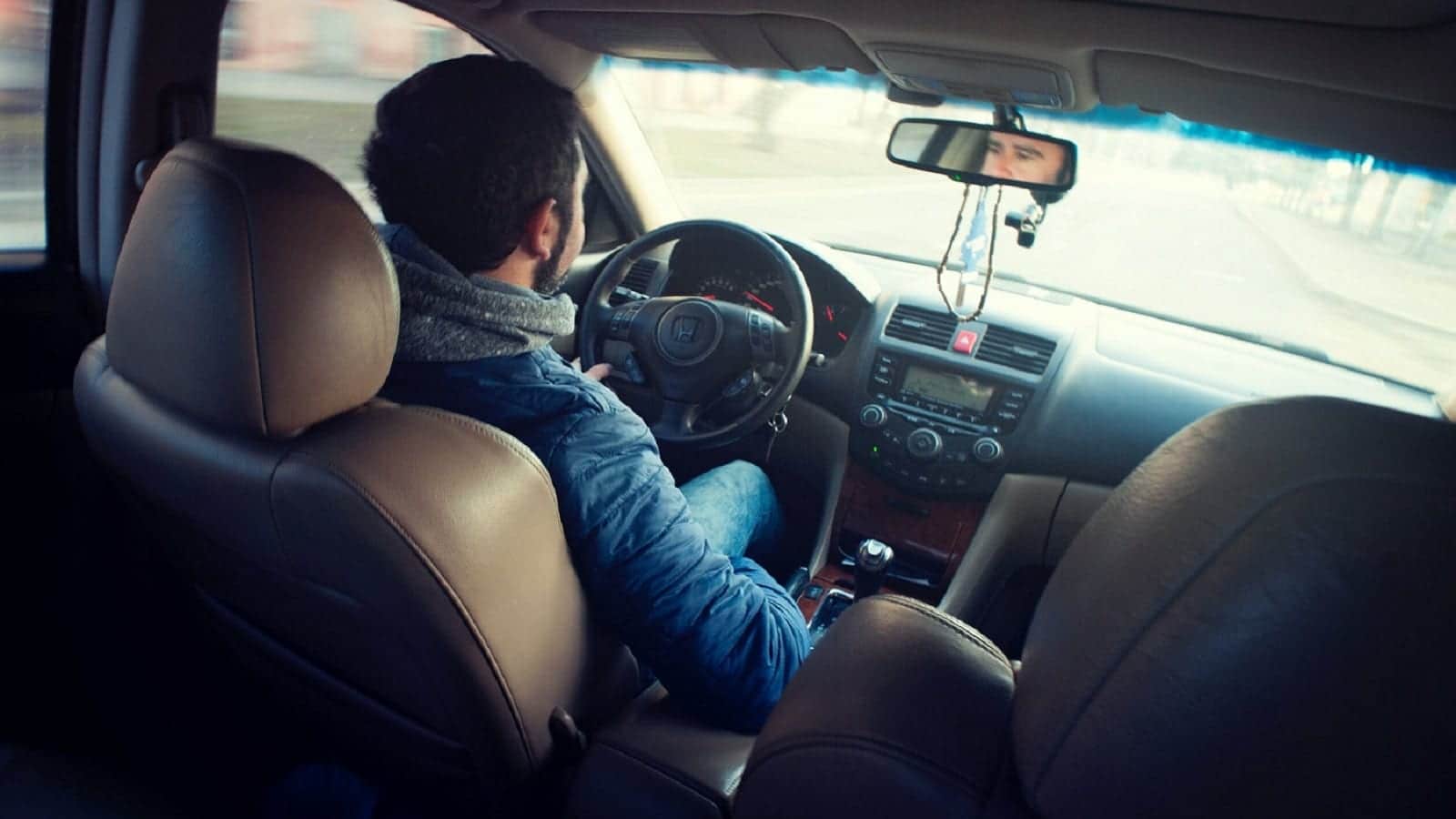 Uber and Lyft Drivers Stock Photo