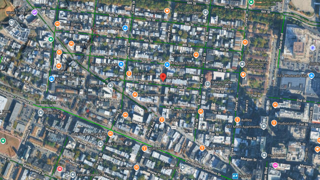 ankle injury reported after traffic accident on jersey avenue in jersey city