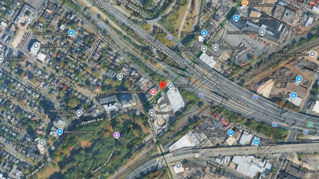 bicycle and vehicle crash reported in newark