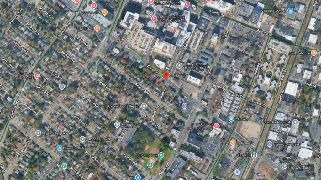 bicyclist injured near 2nd street in hackensack transported for medical evaluation