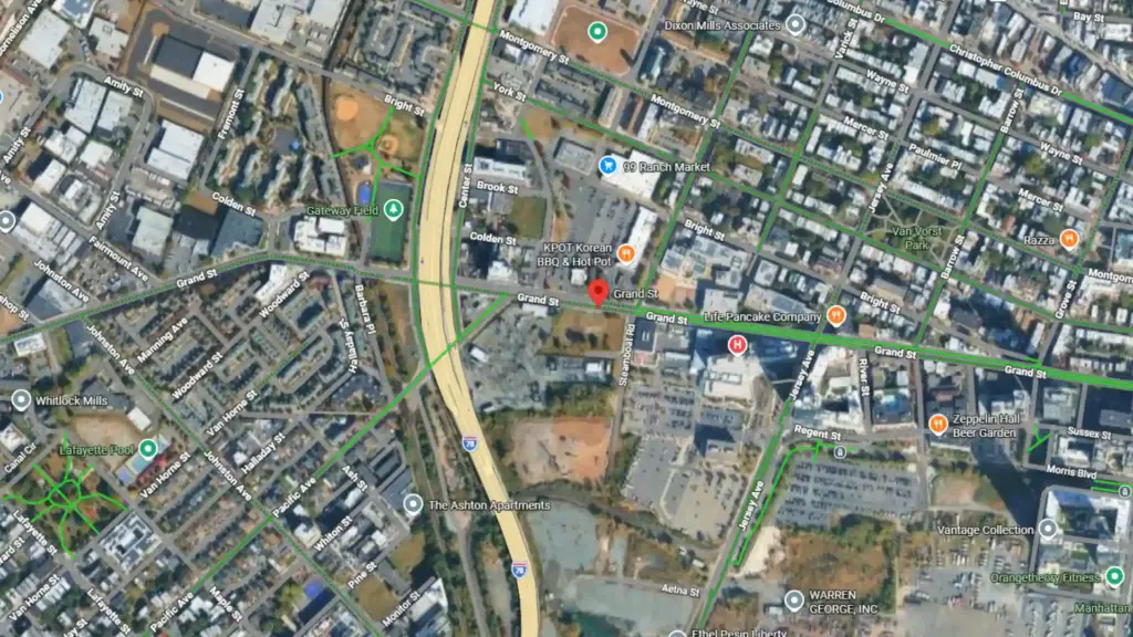 bicyclist struck by vehicle near grand street in jersey city