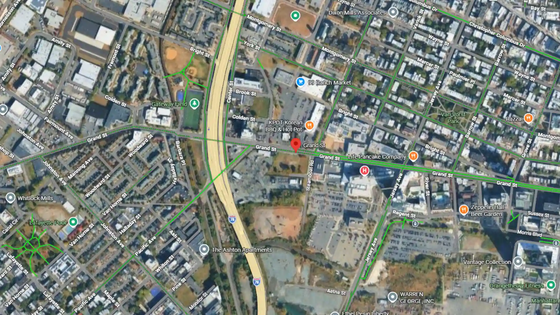 bicyclist struck by vehicle near grand street in jersey city