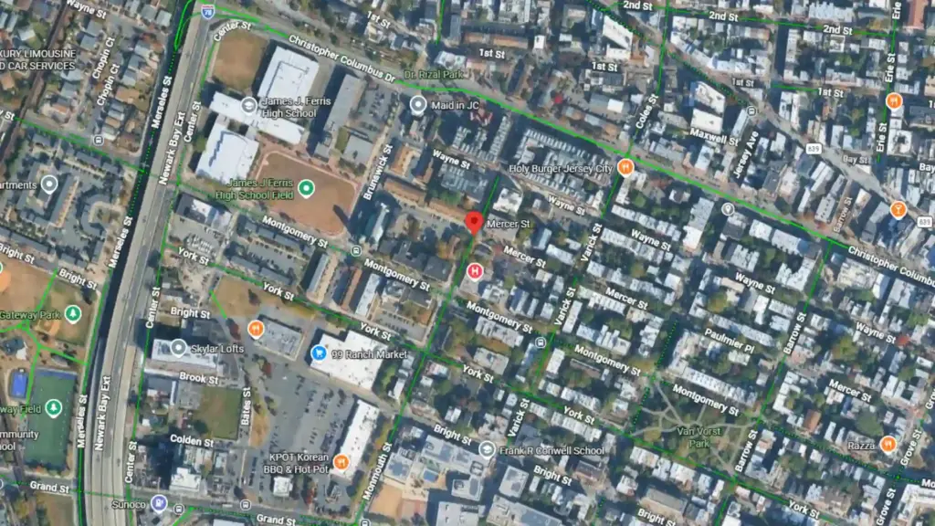 car crash reported near broad street station in newark