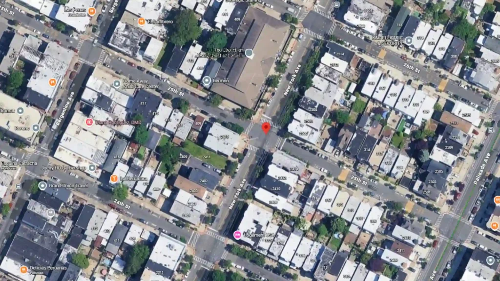 car crashes into fire hydrant at 25th st new york ave in union city nj