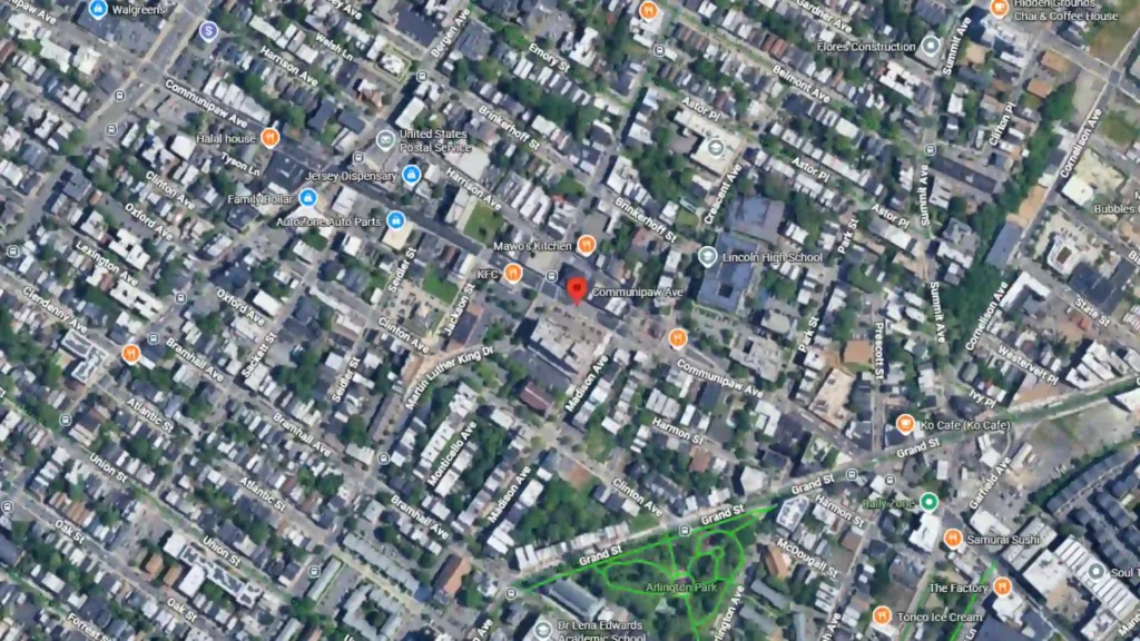 crash involving tractor trailer and passenger vehicle reported near communipaw avenue in jersey city