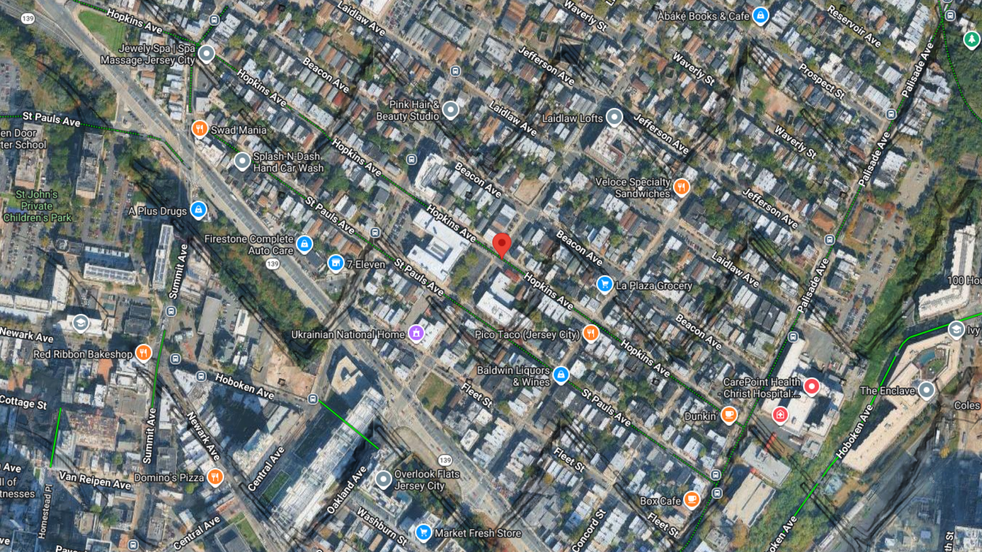 crash reported near hopkins and oakland avenues in jersey city