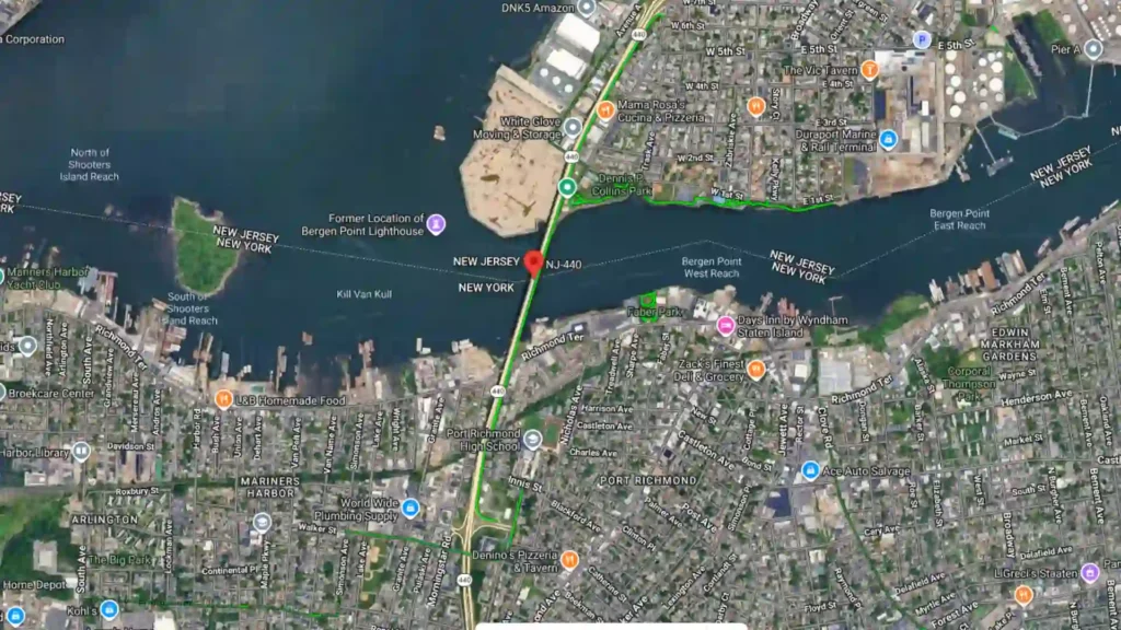 crash with entrapment reported on state highway 440 in jersey city
