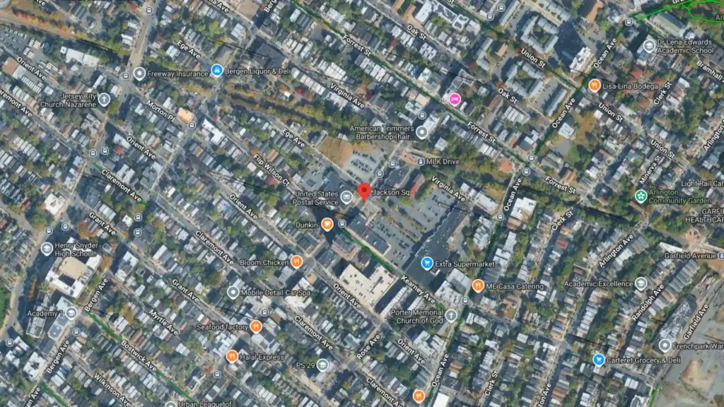 delivery driver reportedly hits parked vehicle at jackson square in jersey city