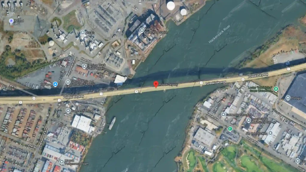 e bike rider reported fallen on pulaski skyway