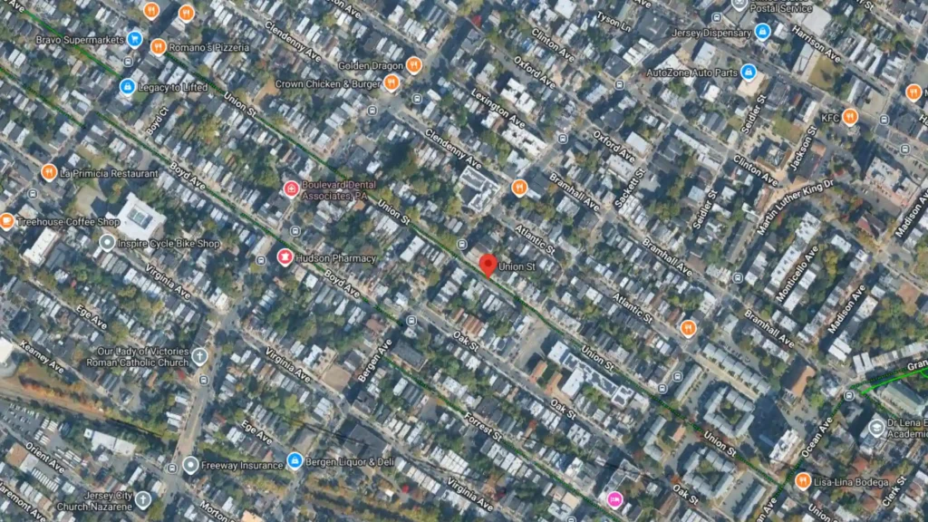 hit and run suspect flees accident scene on union street in jersey city