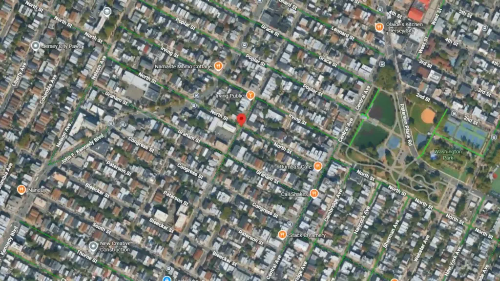 minor crash involving construction vehicle reported on summit avenue in jersey city
