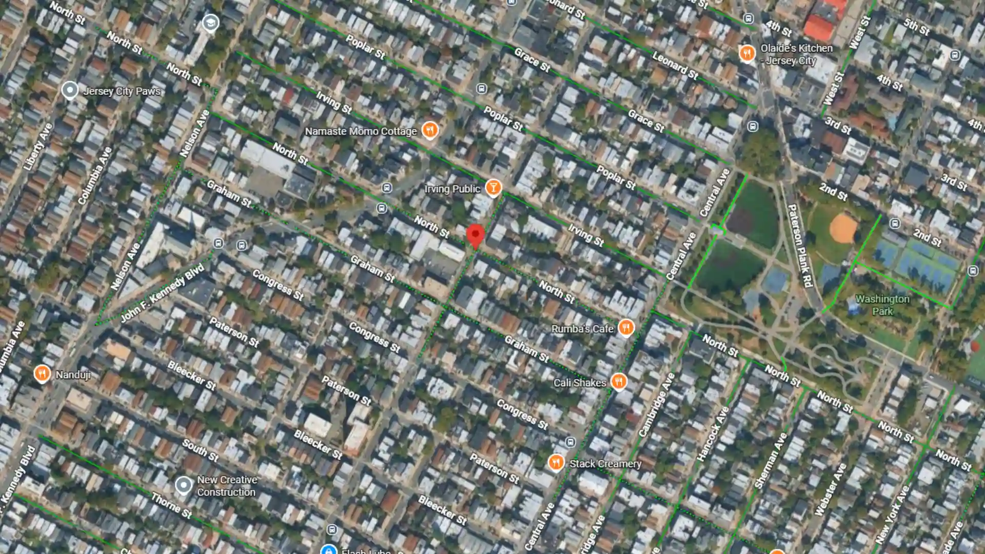 minor crash involving construction vehicle reported on summit avenue in jersey city