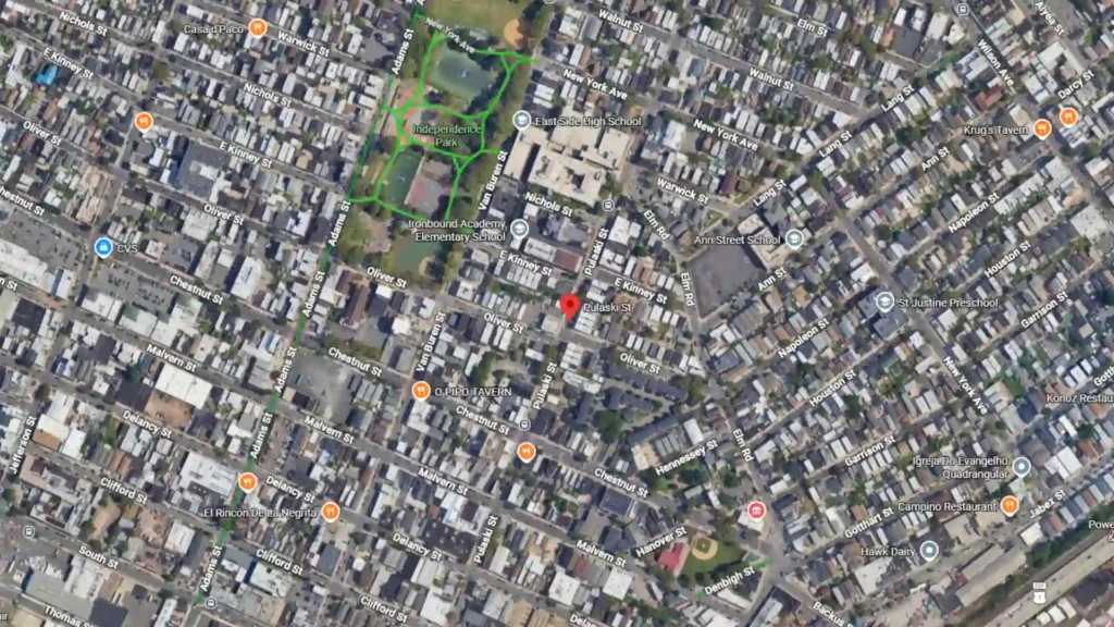 minor motor vehicle crash reported on pulaski street in newark nj