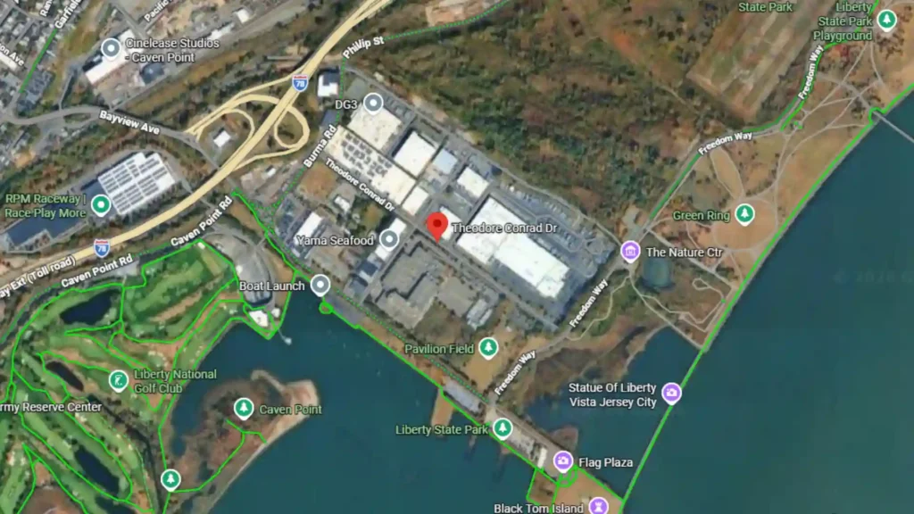 minor parking lot crash reported on theodore conrad drive in jersey city