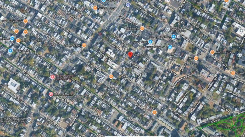 minor two vehicle collision reported on bergen avenue in jersey city