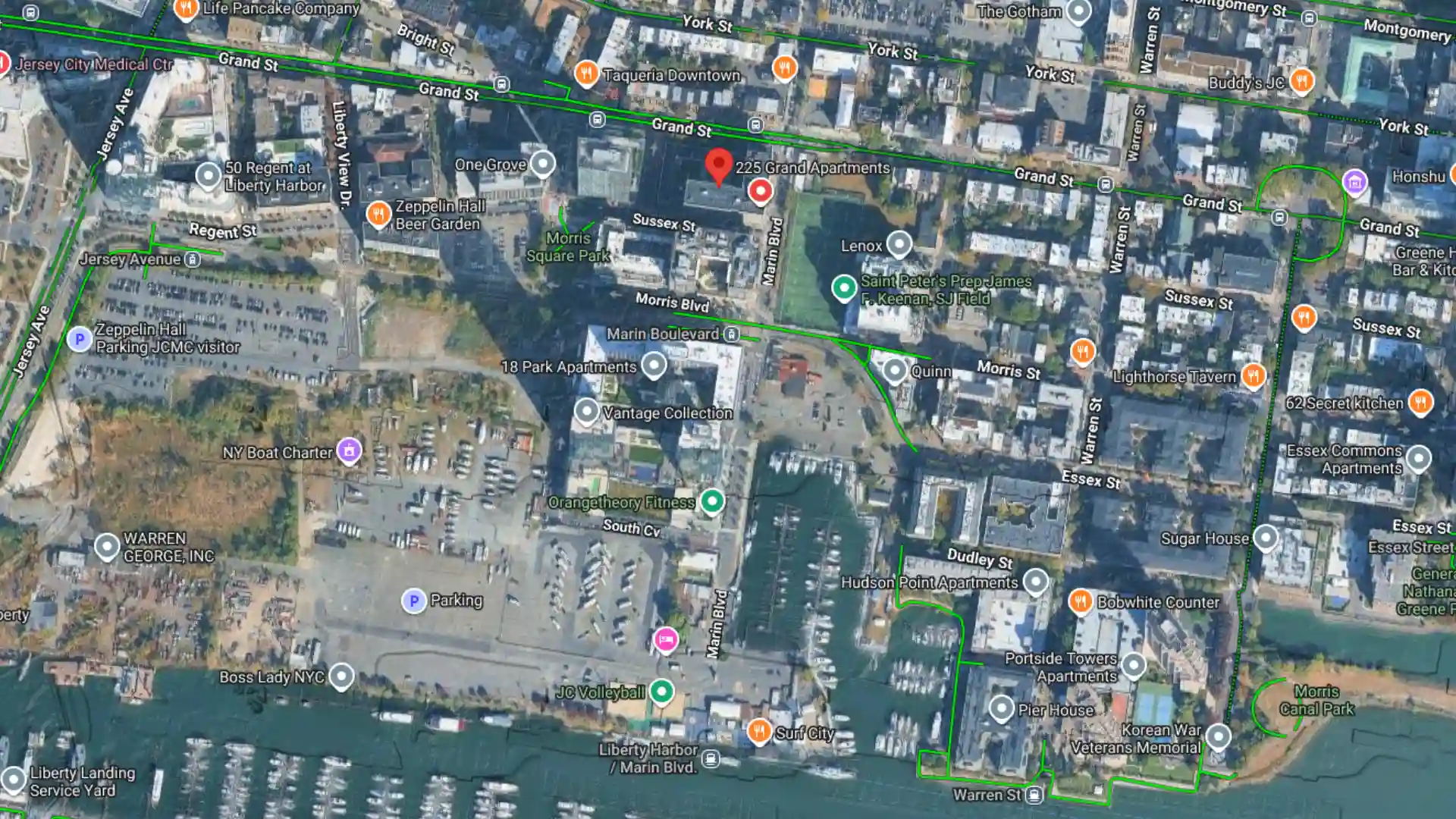 minor two vehicle collision reported on grand street in jersey city
