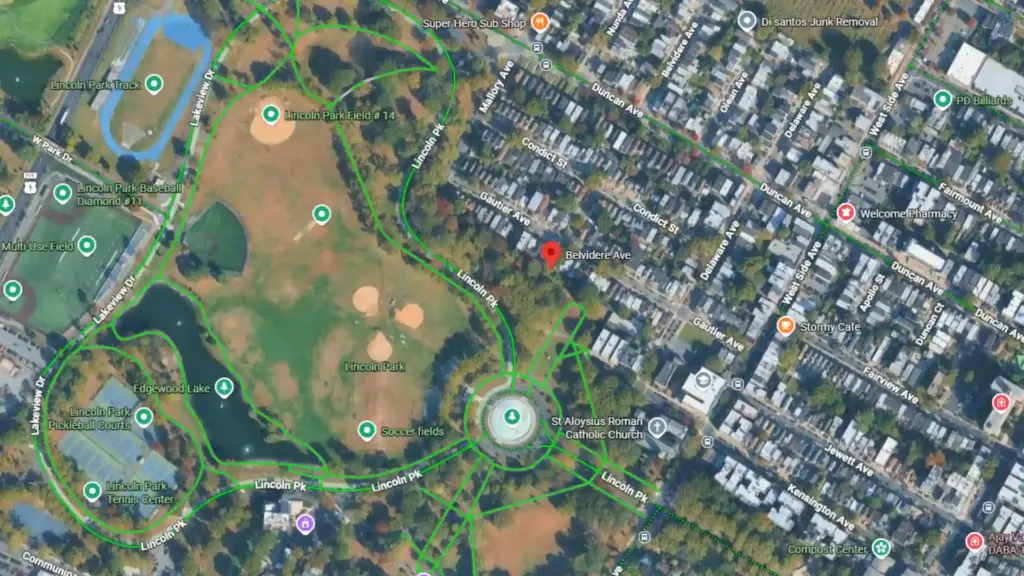 minor vehicle damage reported on belvidere avenue in new jersey