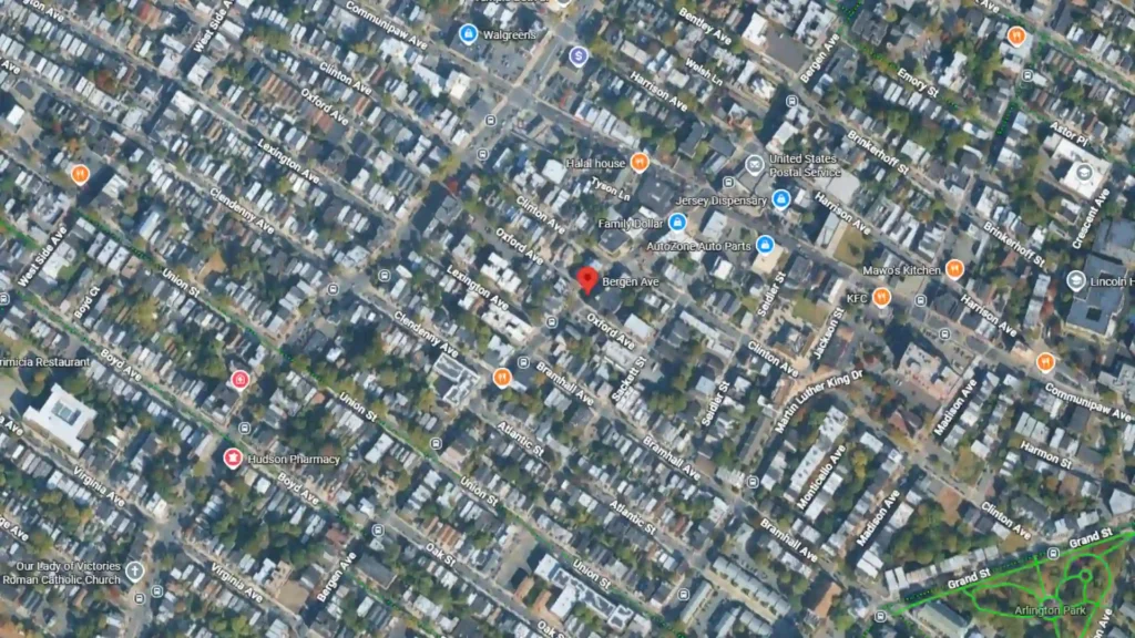 motor vehicle crash reported on bergen avenue in jersey city