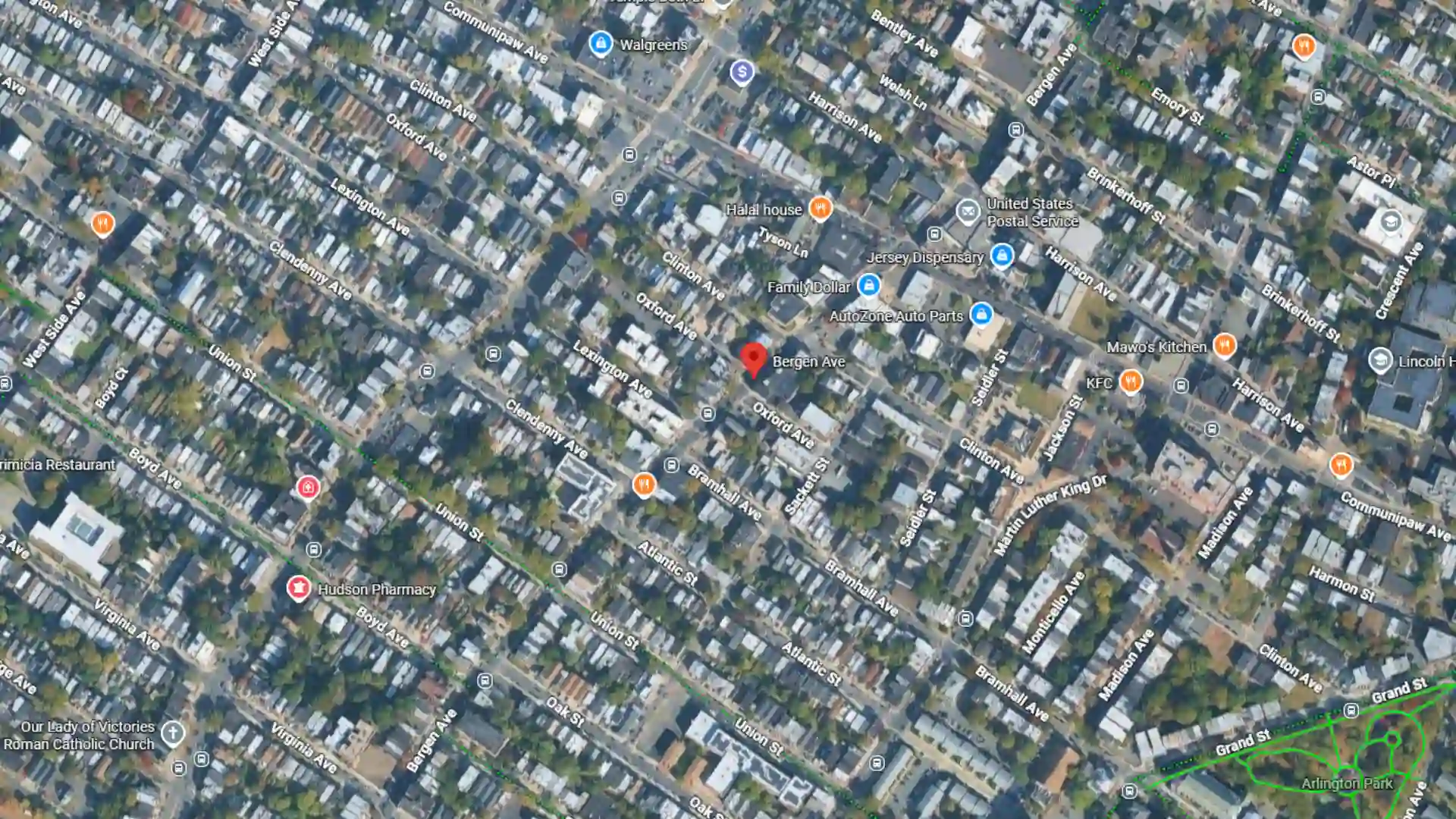 motor vehicle crash reported on bergen avenue in jersey city
