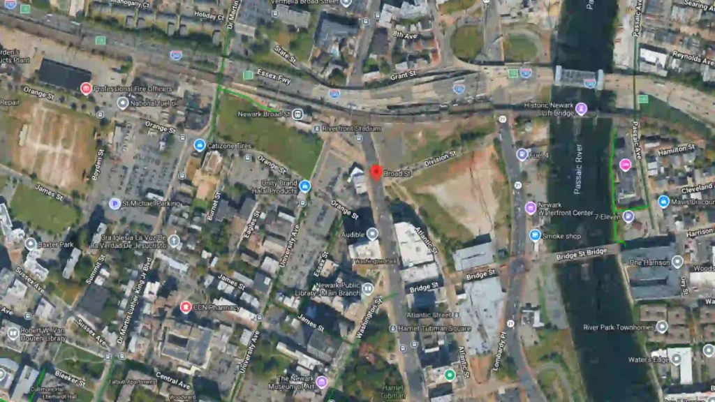 multi vehicle crash with injuries reported on broad street in newark