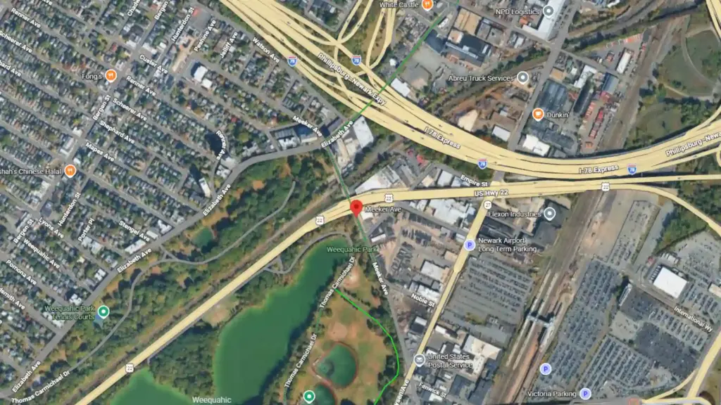 multiple vehicle crash reported on reservoir avenue in newark