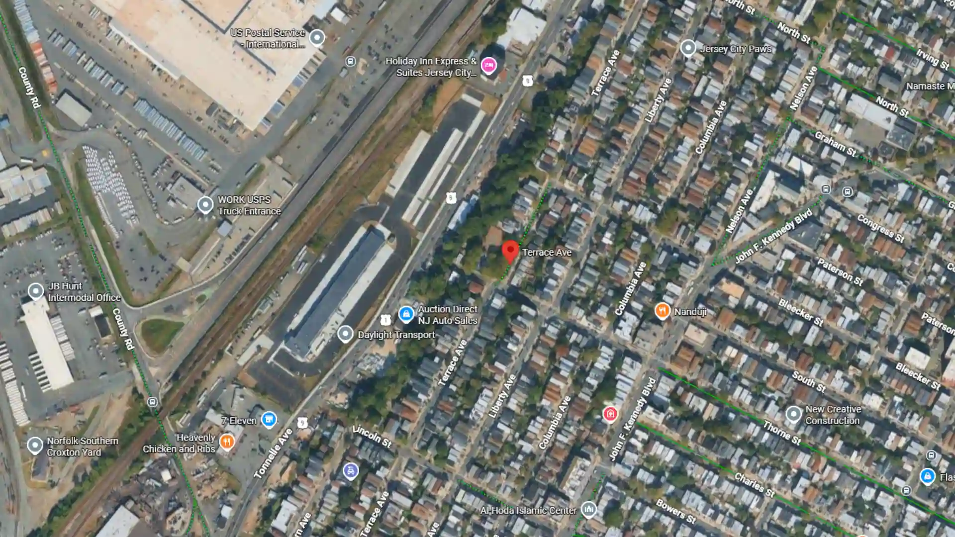 parked vehicles struck on terrace avenue in jersey city