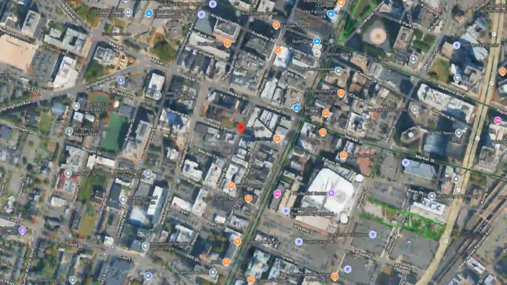 pedestrian struck and injured on halsey street in newark