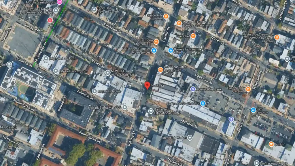 pedestrian struck by vehicle on pacific avenue in newark