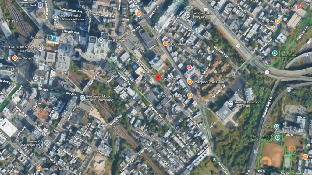 pedestrian struck in parking lot on pavonia avenue in jersey city