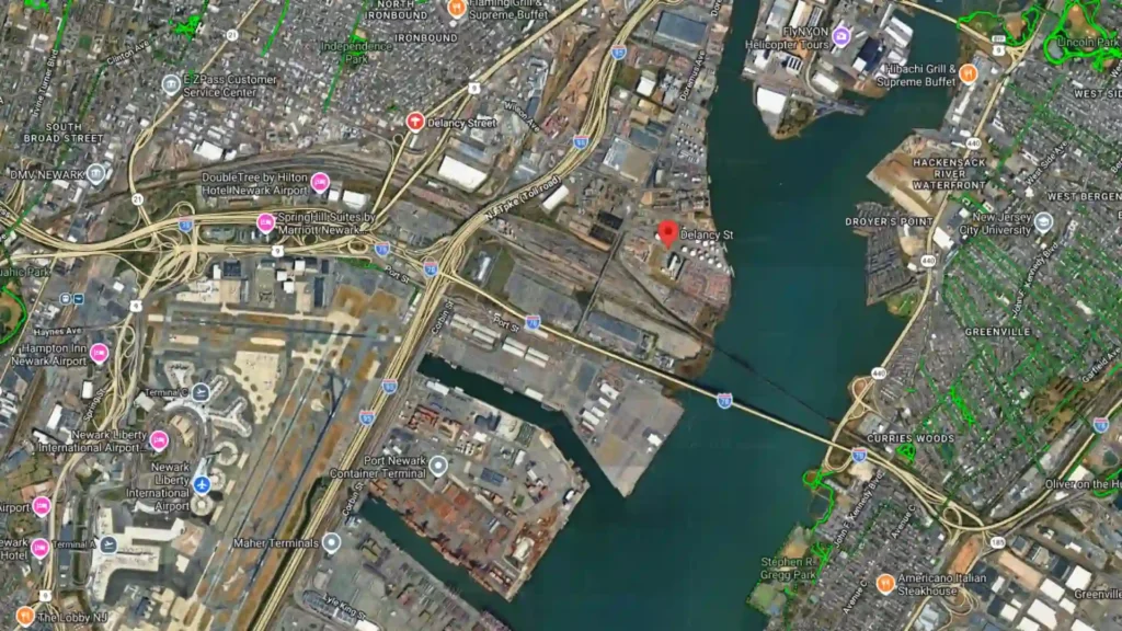 single vehicle crash reported near delancey street in newark