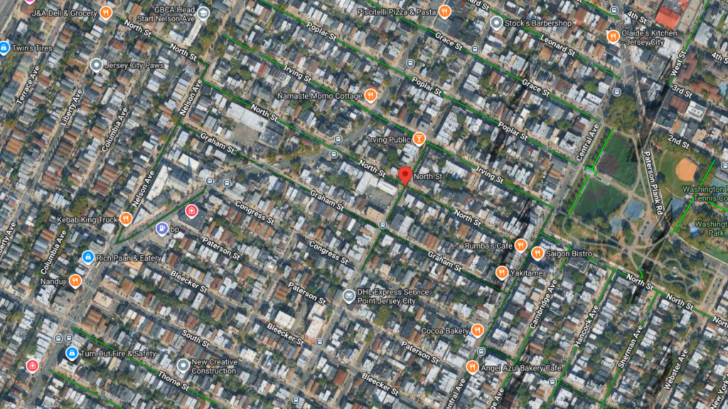 three vehicle collision reported on north avenue in jersey city