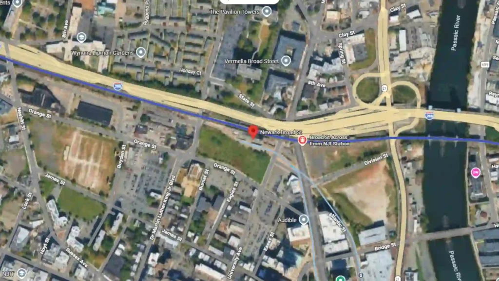 three vehicle crash with injuries reported in newark nj