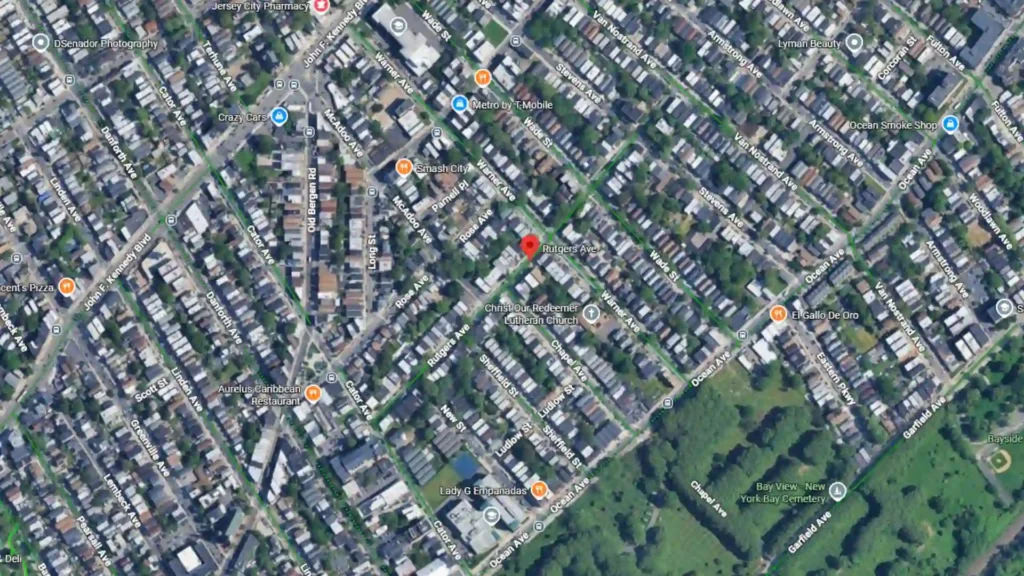 tractor trailer reportedly strikes tree on rutgers avenue in jersey city