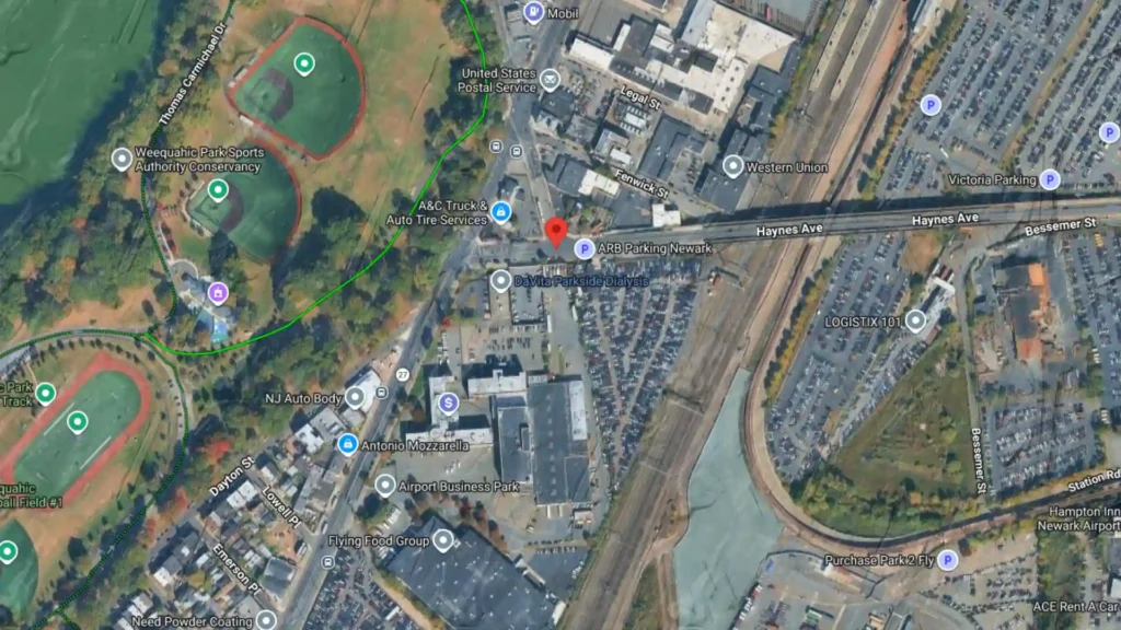 truck involved motor vehicle collision reported at meeker avenue and haines avenue in newark