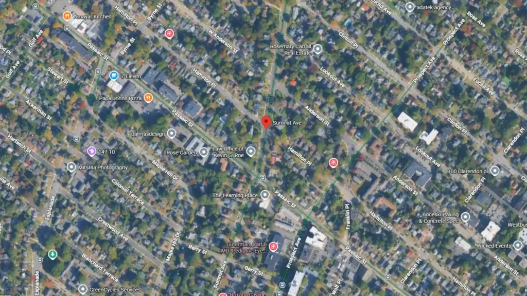 truck reportedly knocks down electrical wire on summit avenue in hackensack