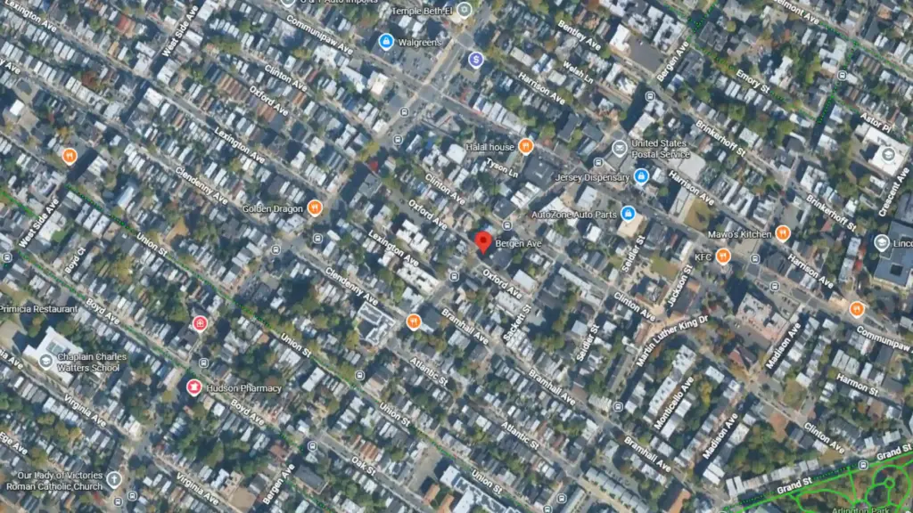 two car crash reported on bergen avenue in jersey city nj