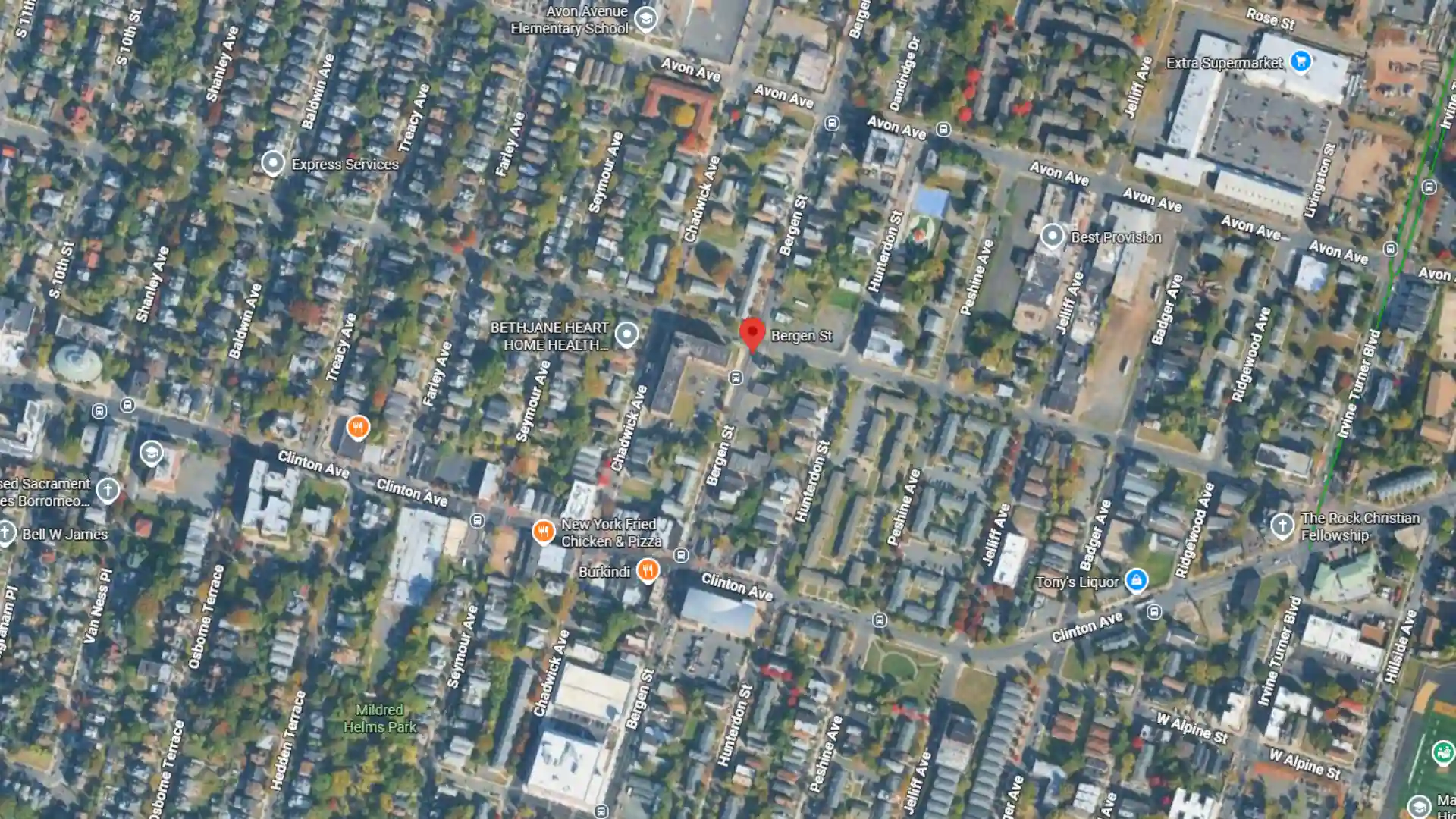 two car crash reported on bergen street in newark