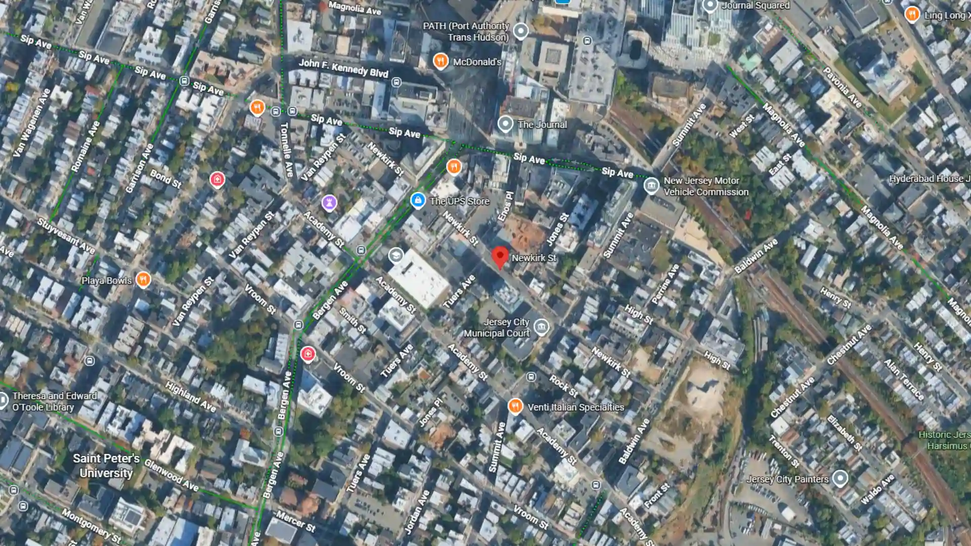 two car crash reported on newkirk street in jersey city