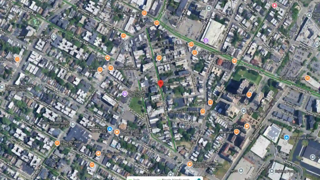two car crash reported on storms avenue in jersey city