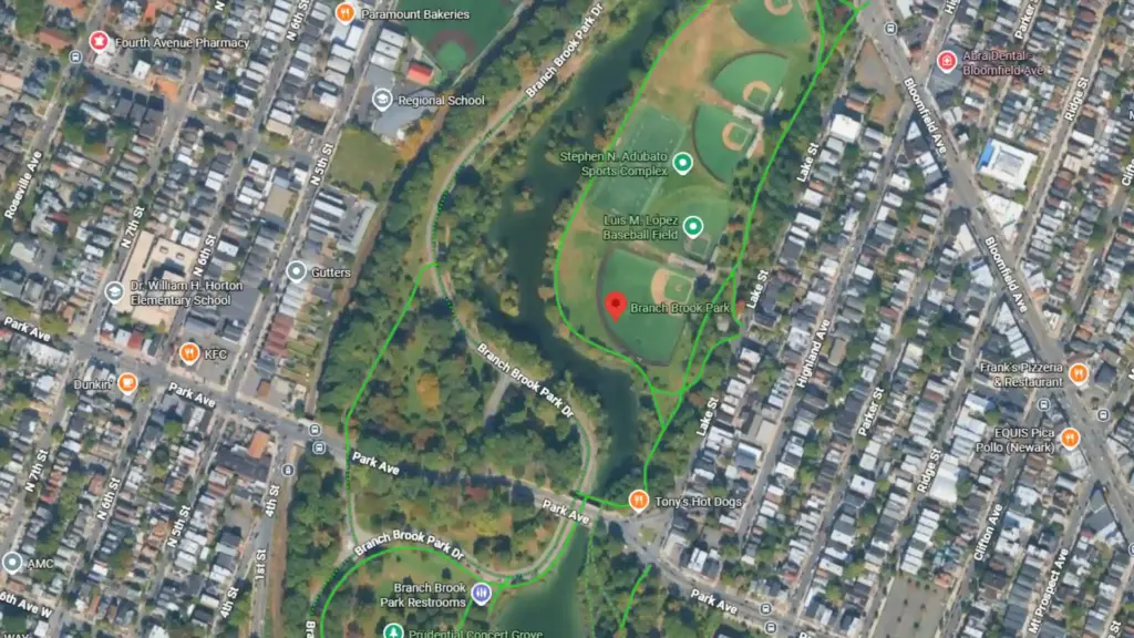 two car crash with fluid leak reported near branch brook park in newark