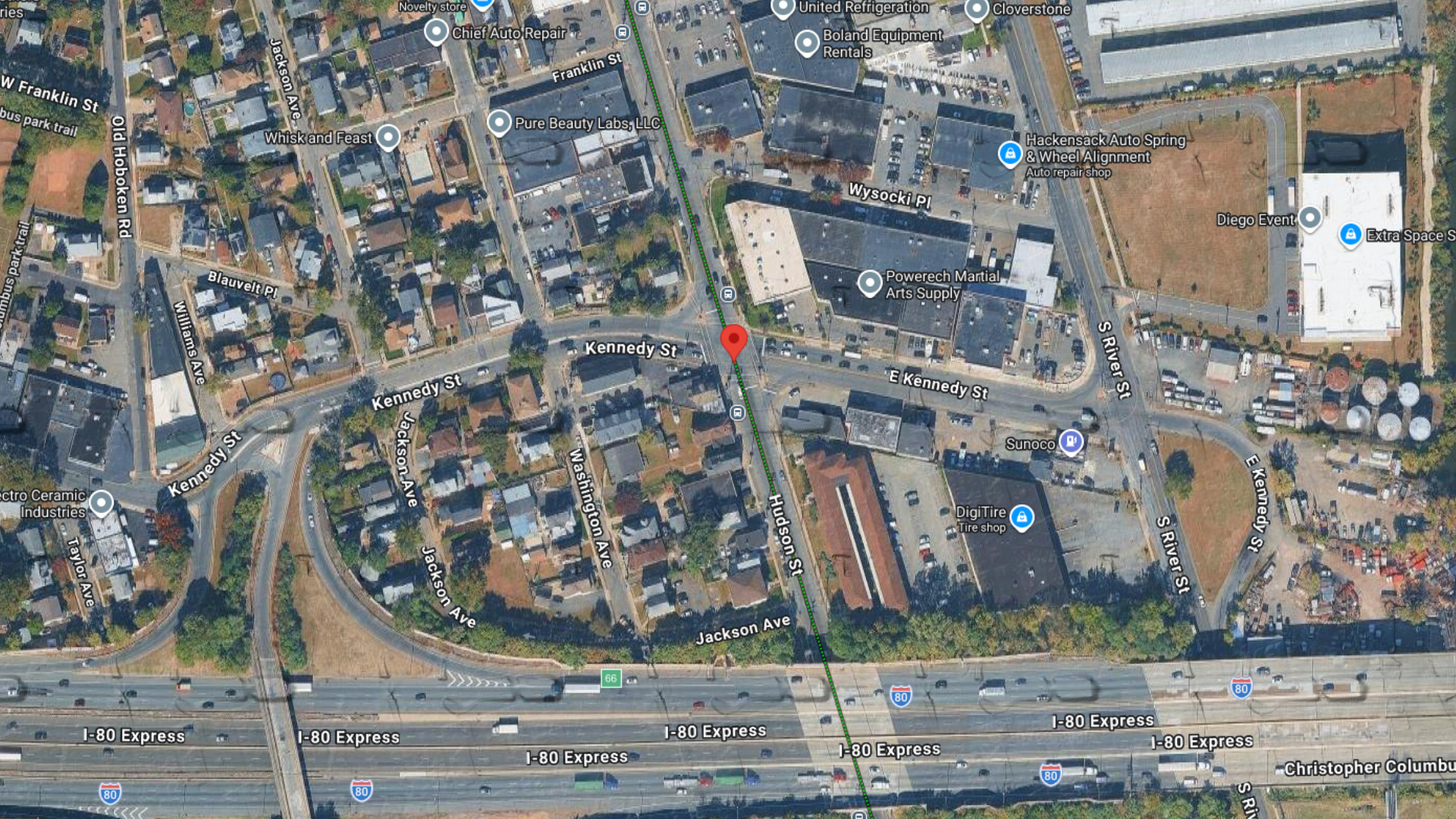 two car crash with injuries reported at hudson and kennedy streets in hackensack