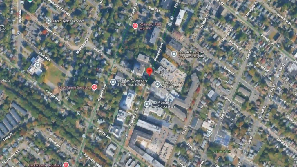 two drivers transported to hospital following crash on prospect avenue in hackensack