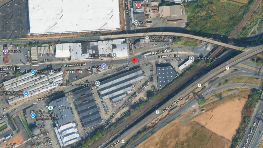 two vehicle collision reported at raymond boulevard and ferry street in newark