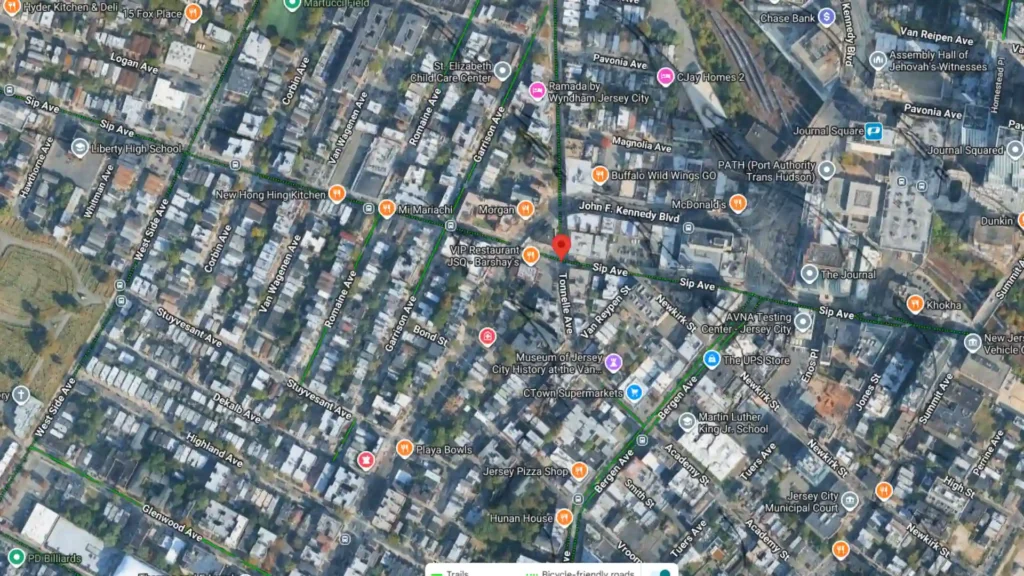 two vehicle collision reported at sip avenue and tonnelle avenue in jersey city