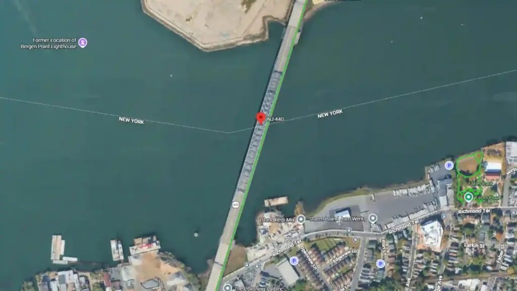 two vehicle crash reported on highway 440 in jersey city