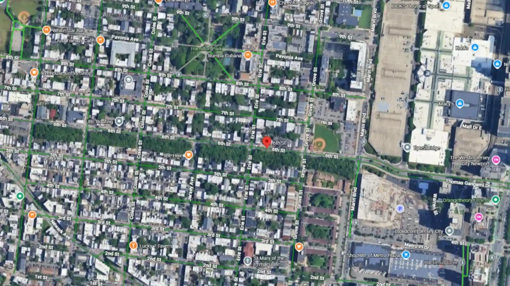 two vehicle crash reported on romaine street in jersey city with no injuries