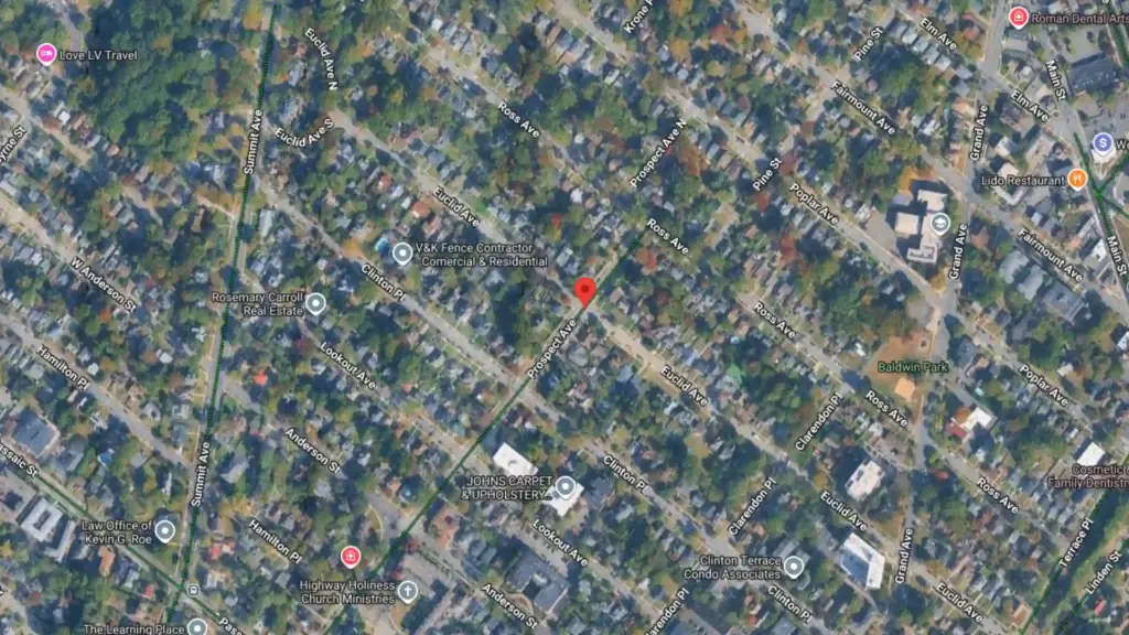 two vehicle crash with reported injuries at prospect avenue and euclid avenue in hackensack