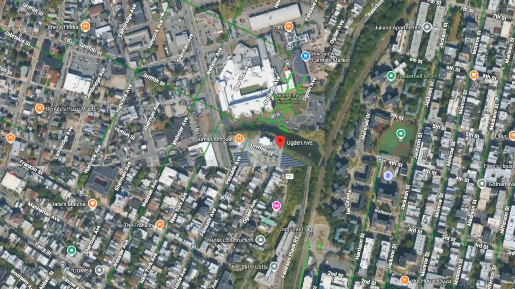 van reportedly strikes parked vehicles on ogden avenue in jersey city