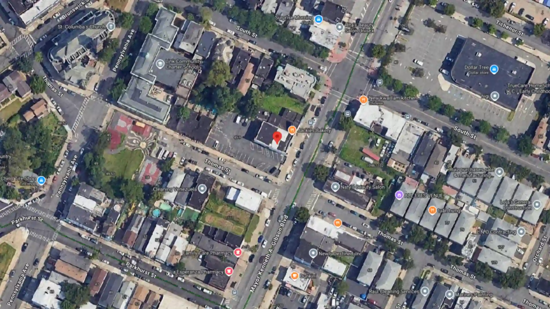 Vehicle Collision with Reported Injuries in Newark’s South Broad Valley