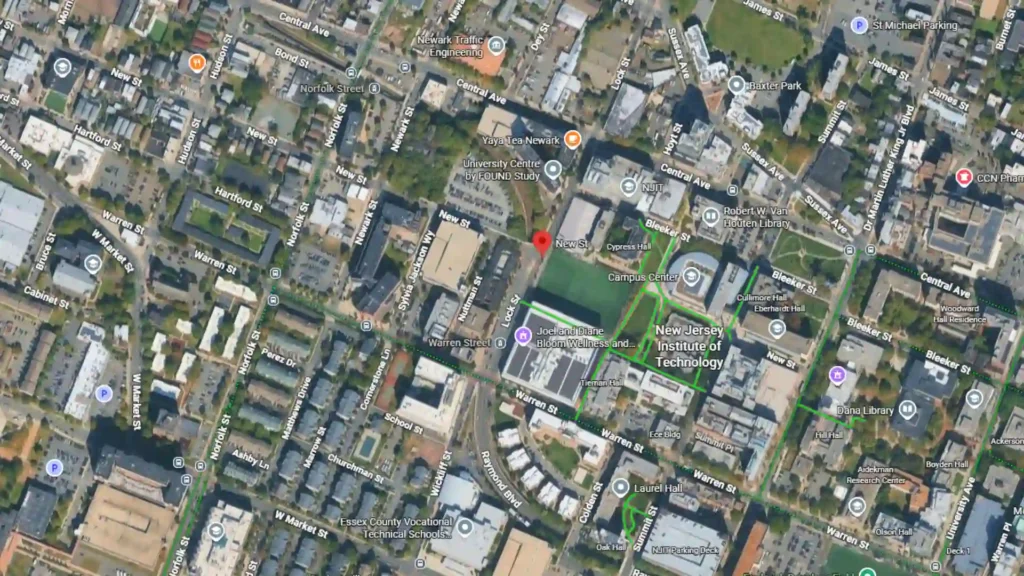 vehicle reportedly strikes fire truck and leaves scene in newark
